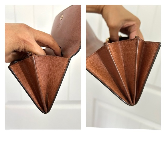 Vintage LOUIS VUITTON Monogram Canvas Sarah Women’s Long Wallet Brown Pr… - Picture 13 of 16